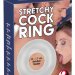 Гладкое кольцо Stretchy Cockring, цвет: прозрачный