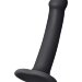 Фаллос на присоске Silicone Bendable Dildo S - 17 см, цвет: черный