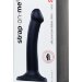 Фаллос на присоске Silicone Bendable Dildo S - 17 см, цвет: черный